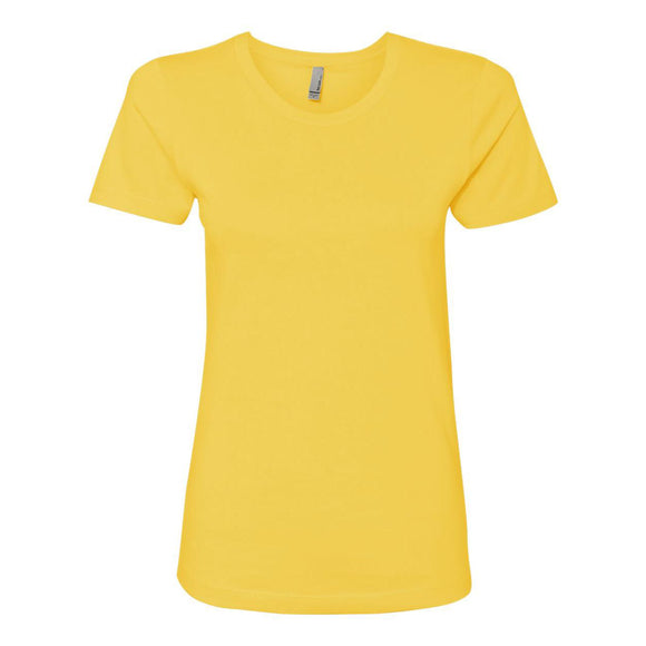 3900 Next Level Women’s Cotton T-Shirt Vibrant Yellow