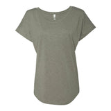 6760 Next Level Women’s Triblend Dolman T-Shirt Venetian Grey