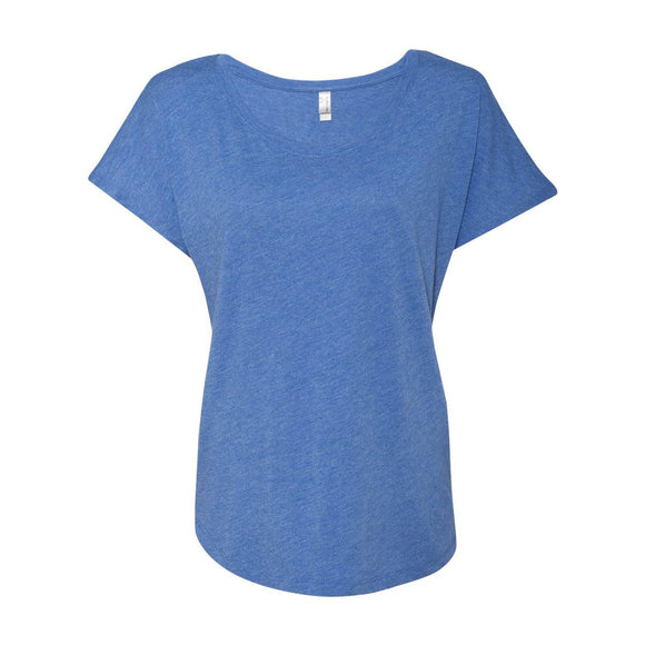 6760 Next Level Women’s Triblend Dolman T-Shirt Vintage Royal