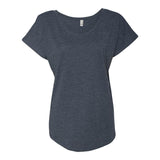 6760 Next Level Women’s Triblend Dolman T-Shirt Vintage Navy