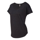 6760 Next Level Women’s Triblend Dolman T-Shirt Vintage Black