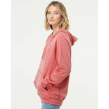 PRM33SBP Independent Trading Co. Special Blend Raglan Hooded Sweatshirt Pomegranate