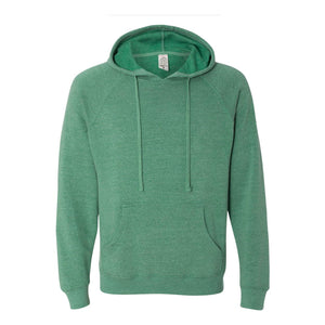 PRM33SBP Independent Trading Co. Special Blend Raglan Hooded Sweatshirt Sea Green