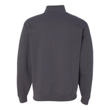 995MR JERZEES Nublend® Cadet Collar Quarter-Zip Sweatshirt Charcoal Grey