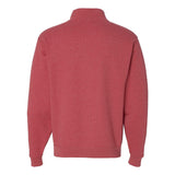 995MR JERZEES Nublend® Cadet Collar Quarter-Zip Sweatshirt Vintage Heather Red