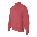 995MR JERZEES Nublend® Cadet Collar Quarter-Zip Sweatshirt Vintage Heather Red