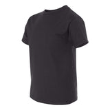 498Y Hanes Perfect-T Youth T-Shirt Black