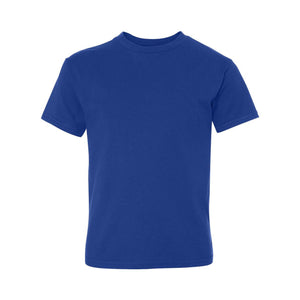 498Y Hanes Perfect-T Youth T-Shirt Deep Royal