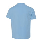 498Y Hanes Perfect-T Youth T-Shirt Light Blue