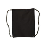 8875 Liberty Bags Canvas Drawstring Backpack Black