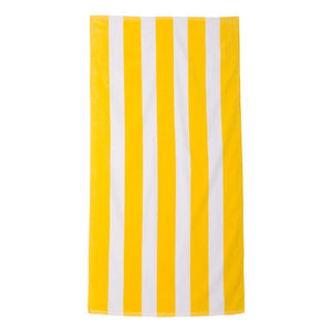 C3060S Carmel Towel Company Cabana Stripe Velour Beach Towel Sunlight