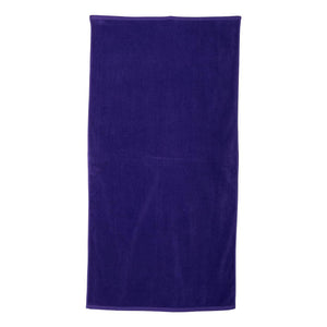 C3060 Carmel Towel Company Velour Beach Towel Purple