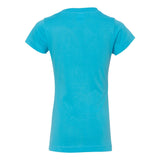 2616 LAT Girls' Fine Jersey Tee Aqua