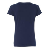 3507 LAT Women's Fine Jersey V-Neck Tee Navy