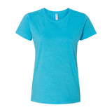 3516 LAT Women's Fine Jersey Tee Aqua