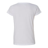 3504 LAT Women's Scoop Neck Fine Jersey Tee White