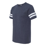 6937 LAT Football Fine Jersey Tee Vintage Navy/ White