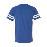 6937 LAT Football Fine Jersey Tee Vintage Royal/ White