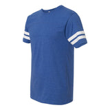 6937 LAT Football Fine Jersey Tee Vintage Royal/ White