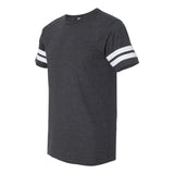 6937 LAT Football Fine Jersey Tee Vintage Smoke/ White