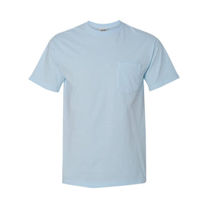 6030 Comfort Colors Garment-Dyed Heavyweight Pocket T-Shirt Chambray