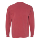 4410 Comfort Colors Garment-Dyed Heavyweight Long Sleeve Pocket T-Shirt Crimson