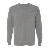 4410 Comfort Colors Garment-Dyed Heavyweight Long Sleeve Pocket T-Shirt Grey