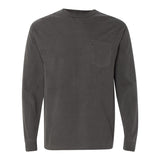 4410 Comfort Colors Garment-Dyed Heavyweight Long Sleeve Pocket T-Shirt Pepper