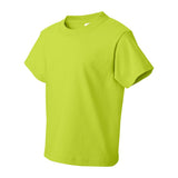 3930BR Fruit of the Loom HD Cotton Youth Short Sleeve T-Shirt Neon Green