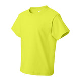 3930BR Fruit of the Loom HD Cotton Youth Short Sleeve T-Shirt Safety Green