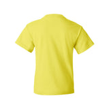 3930BR Fruit of the Loom HD Cotton Youth Short Sleeve T-Shirt Neon Yellow