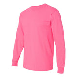 4930R Fruit of the Loom HD Cotton Long Sleeve T-Shirt Neon Pink