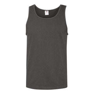 39TKR Fruit of the Loom HD Cotton Tank Top Charcoal Grey