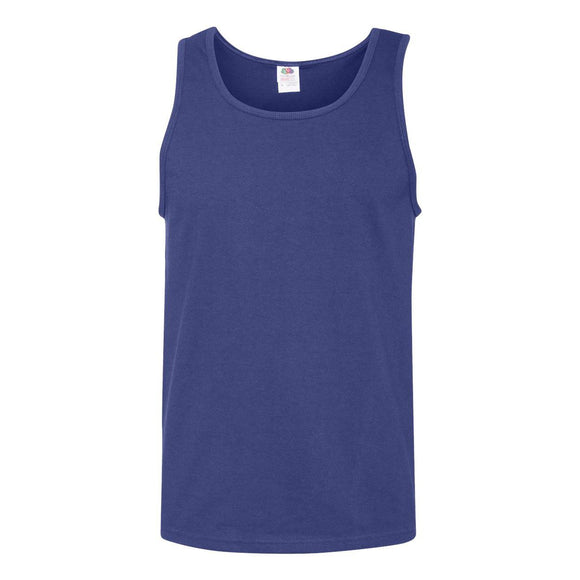 39TKR Fruit of the Loom HD Cotton Tank Top Royal