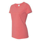 L3930R Fruit of the Loom HD Cotton Women's Short Sleeve T-Shirt Retro Heather Coral