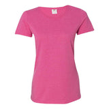 L3930R Fruit of the Loom HD Cotton Women's Short Sleeve T-Shirt Retro Heather Pink