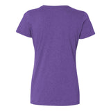 L3930R Fruit of the Loom HD Cotton Women's Short Sleeve T-Shirt Retro Heather Purple