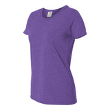 L3930R Fruit of the Loom HD Cotton Women's Short Sleeve T-Shirt Retro Heather Purple