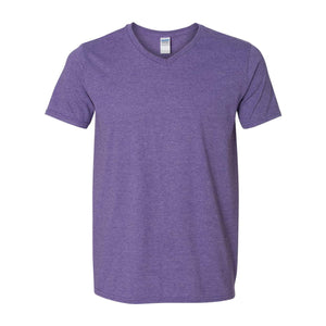 64V00 Gildan Softstyle® V-Neck T-Shirt Heather Purple