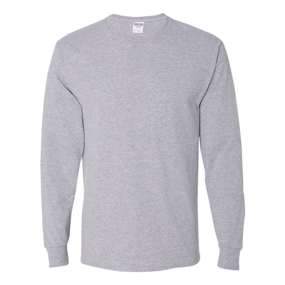 29LSR JERZEES Dri-Power® Long Sleeve 50/50 T-Shirt Athletic Heather