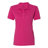 437WR JERZEES Women's Spotshield™ 50/50 Polo Cyber Pink