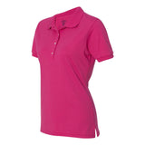 437WR JERZEES Women's Spotshield™ 50/50 Polo Cyber Pink