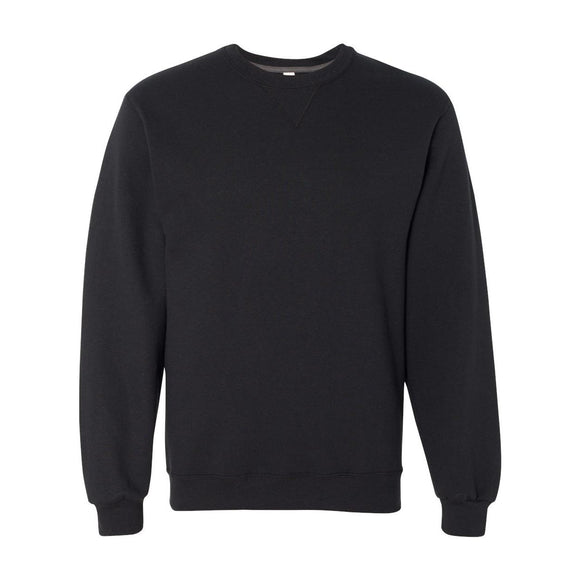 SF72R Fruit of the Loom Sofspun® Crewneck Sweatshirt Black