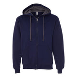 SF73R Fruit of the Loom Sofspun® Hooded Full-Zip Sweatshirt J. Navy