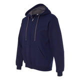 SF73R Fruit of the Loom Sofspun® Hooded Full-Zip Sweatshirt J. Navy