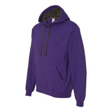 SF76R Fruit of the Loom Sofspun® Hooded Sweatshirt Purple