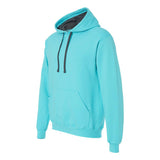 SF76R Fruit of the Loom Sofspun® Hooded Sweatshirt Scuba Blue