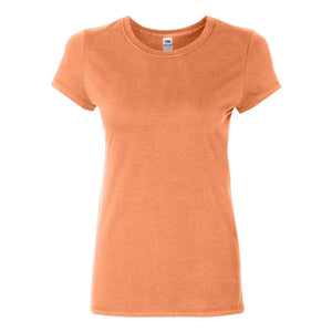 SFJR Fruit of the Loom Sofspun® Women's Crewneck T-Shirt Orange Sherbet