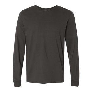 SFLR Fruit of the Loom Sofspun® Long Sleeve T-Shirt Charcoal Grey