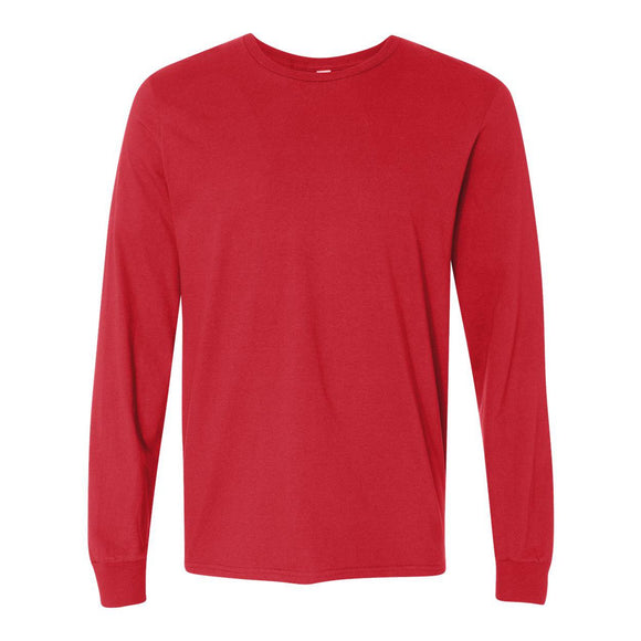 SFLR Fruit of the Loom Sofspun® Long Sleeve T-Shirt Fiery Red